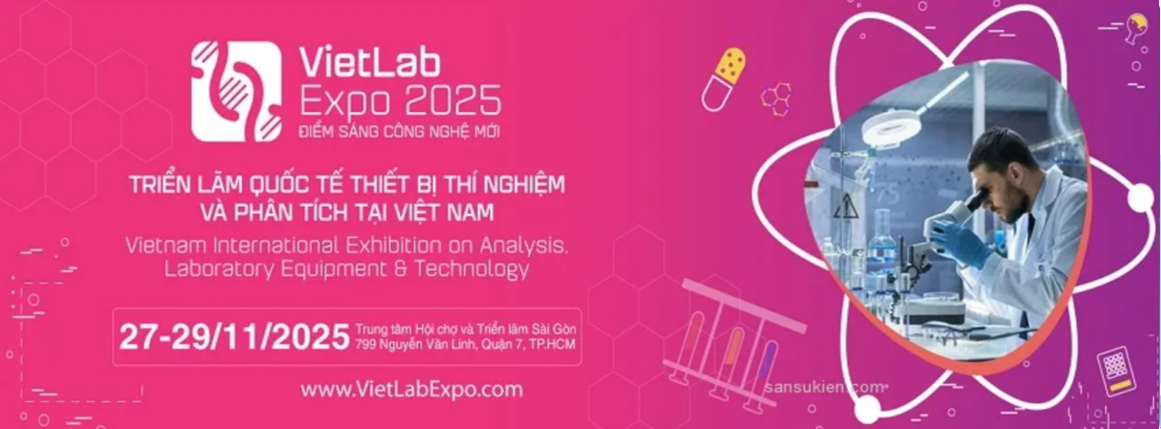 Triển lãm quốc tế Thiết bị thí nghiệm và Phân tích tại Việt Nam